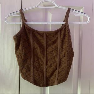 Hollister lace crop top